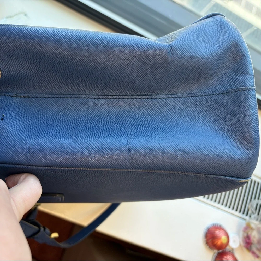 Authentic Prada Galleria Saffiano Lux Tote Bag – Blue/Navy - Picture 9 of 16